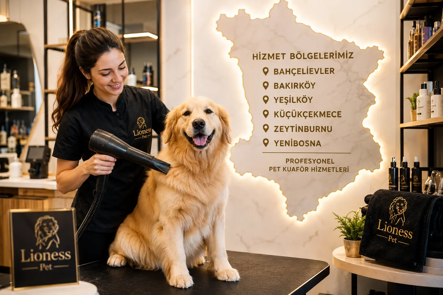 İstanbul Profesyonel Pet Kuaför Hizmet Bölgeleri
